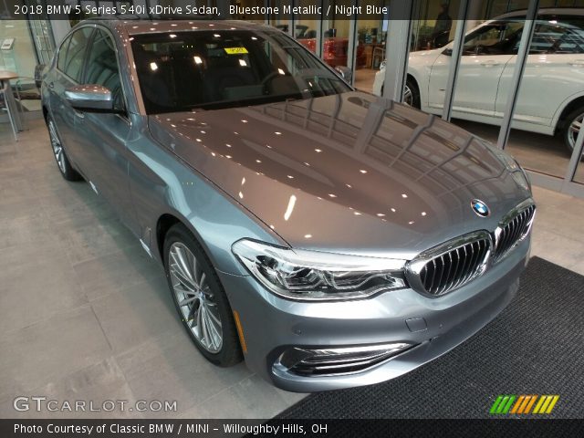 2018 BMW 5 Series 540i xDrive Sedan in Bluestone Metallic