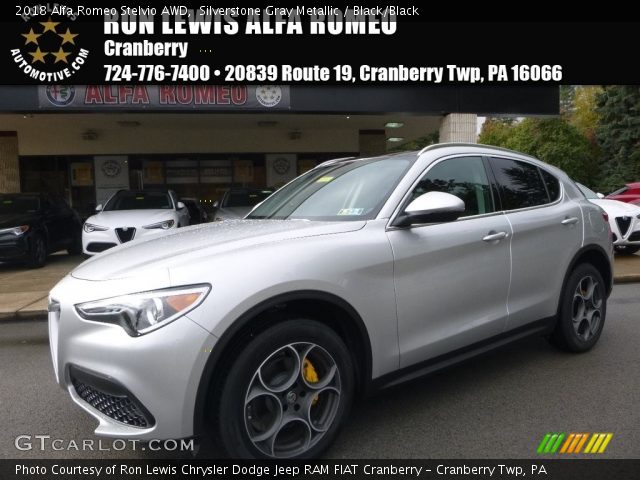 2018 Alfa Romeo Stelvio AWD in Silverstone Gray Metallic