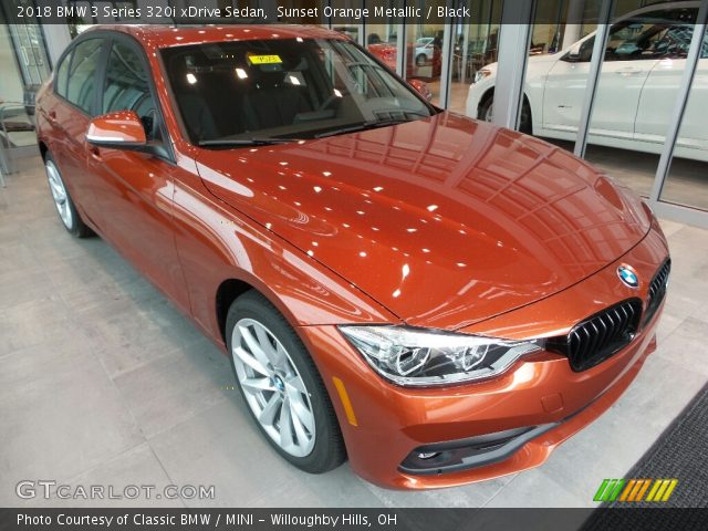 2018 BMW 3 Series 320i xDrive Sedan in Sunset Orange Metallic