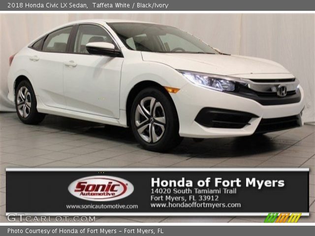 2018 Honda Civic LX Sedan in Taffeta White