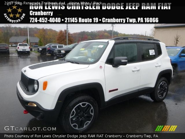 2017 Jeep Renegade Trailhawk 4x4 in Alpine White