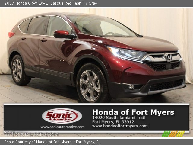 2017 Honda CR-V EX-L in Basque Red Pearl II