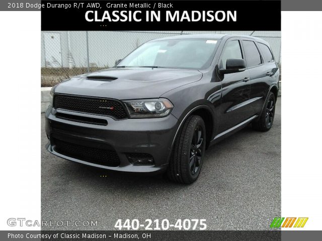 2018 Dodge Durango R/T AWD in Granite Metallic
