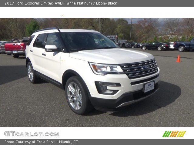 2017 Ford Explorer Limited 4WD in White Platinum