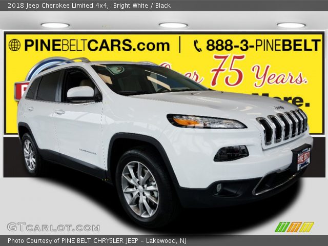 2018 Jeep Cherokee Limited 4x4 in Bright White