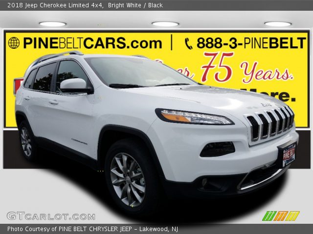 2018 Jeep Cherokee Limited 4x4 in Bright White