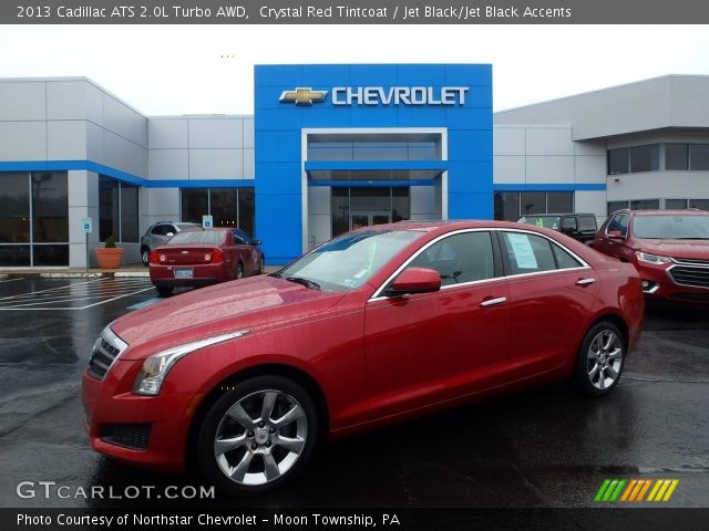 2013 Cadillac ATS 2.0L Turbo AWD in Crystal Red Tintcoat