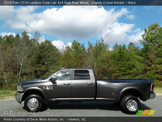 2018 Ram 3500 Laramie Crew Cab 4x4 Dual Rear Wheel in Granite Crystal Metallic