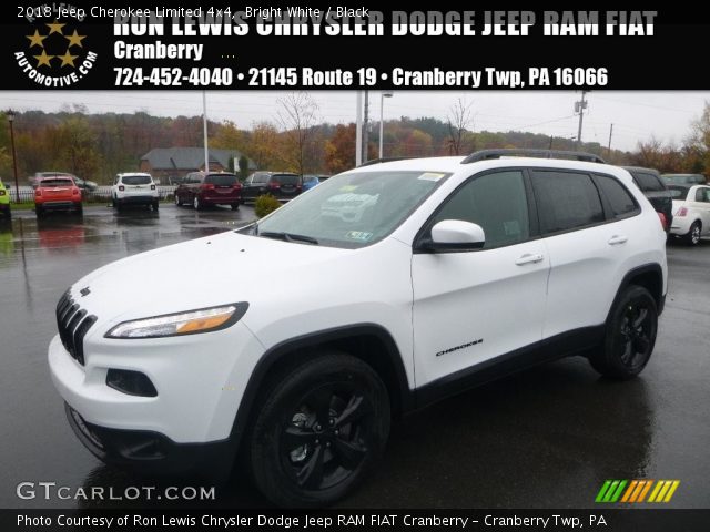 2018 Jeep Cherokee Limited 4x4 in Bright White