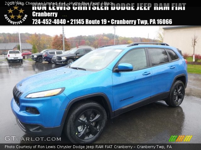 2018 Jeep Cherokee Limited 4x4 in Hydro Blue Pearl