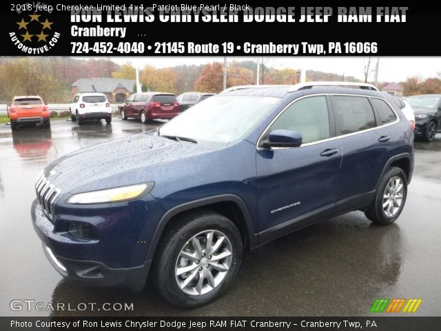 2018 Jeep Cherokee Limited 4x4 in Patriot Blue Pearl