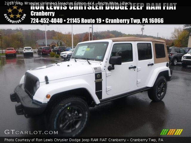 2018 Jeep Wrangler Unlimited Freedom Edition 4X4 in Bright White