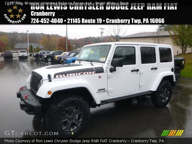 2018 Jeep Wrangler Unlimited Rubicon Recon 4x4 in Bright White