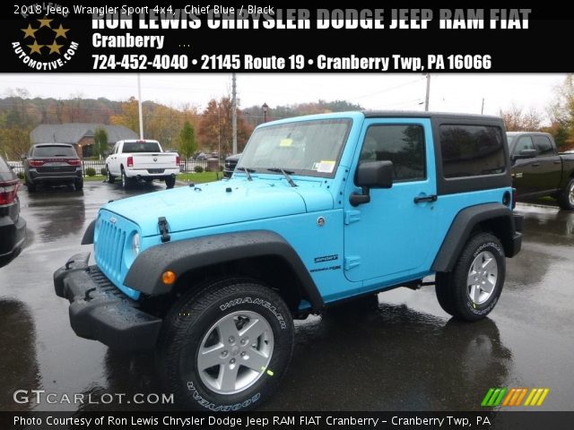 2018 Jeep Wrangler Sport 4x4 in Chief Blue