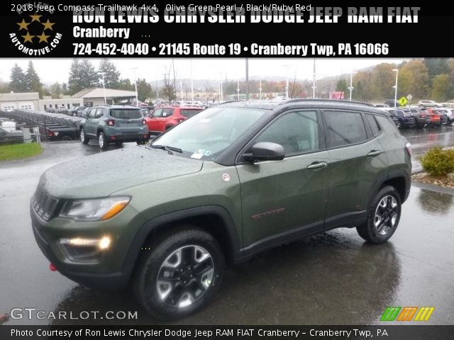 2018 Jeep Compass Trailhawk 4x4 in Olive Green Pearl