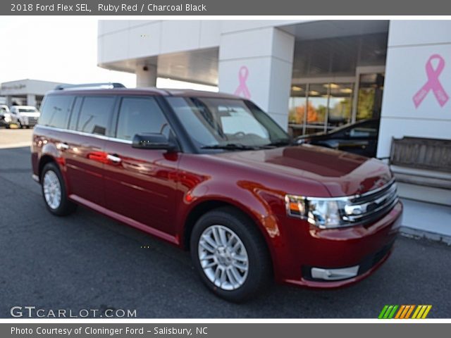 2018 Ford Flex SEL in Ruby Red