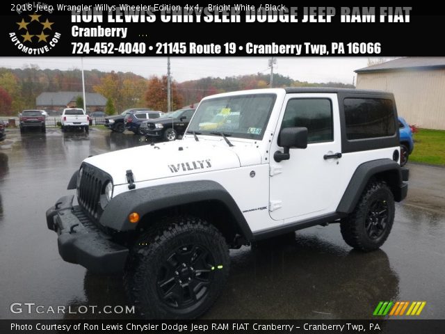 2018 Jeep Wrangler Willys Wheeler Edition 4x4 in Bright White