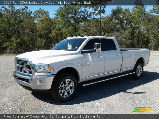 2017 Ram 3500 Limited Crew Cab 4x4 in Pearl White