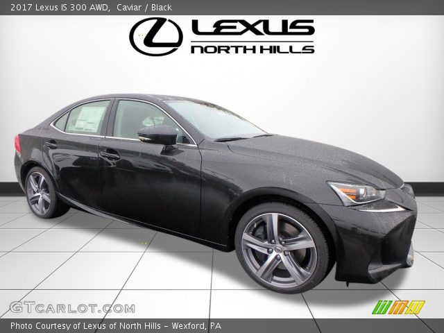 2017 Lexus IS 300 AWD in Caviar