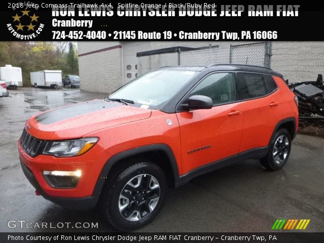 2018 Jeep Compass Trailhawk 4x4 in Spitfire Orange