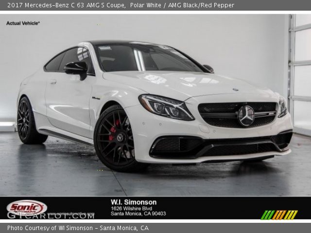 2017 Mercedes-Benz C 63 AMG S Coupe in Polar White