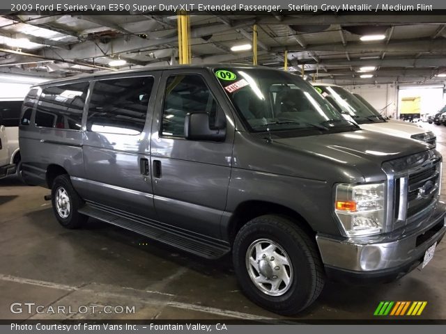 2009 Ford E Series Van E350 Super Duty XLT Extended Passenger in Sterling Grey Metallic