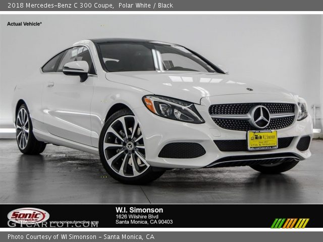 2018 Mercedes-Benz C 300 Coupe in Polar White