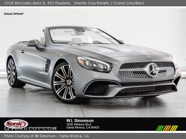 2018 Mercedes-Benz SL 450 Roadster in Selenite Grey Metallic