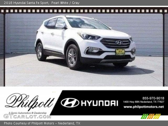 2018 Hyundai Santa Fe Sport  in Pearl White