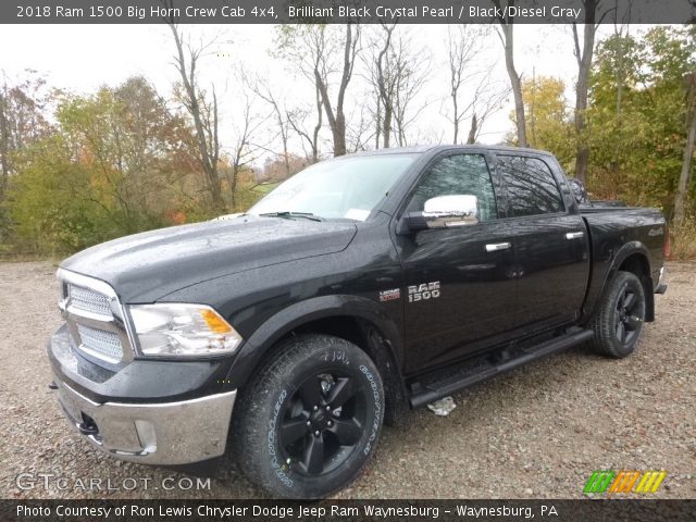 2018 Ram 1500 Big Horn Crew Cab 4x4 in Brilliant Black Crystal Pearl