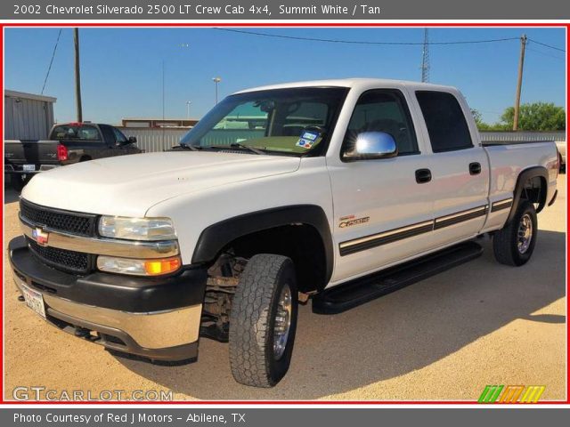 2002 Chevrolet Silverado 2500 LT Crew Cab 4x4 in Summit White