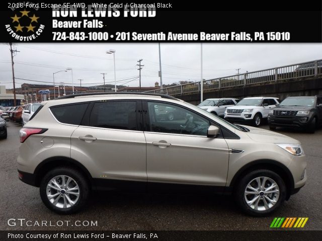 2018 Ford Escape SE 4WD in White Gold