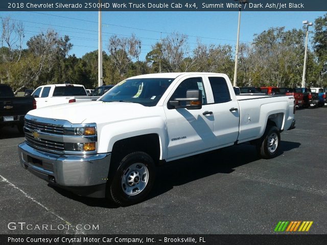 2018 Chevrolet Silverado 2500HD Work Truck Double Cab 4x4 in Summit White