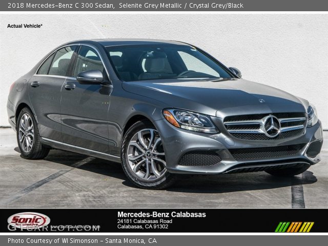 2018 Mercedes-Benz C 300 Sedan in Selenite Grey Metallic