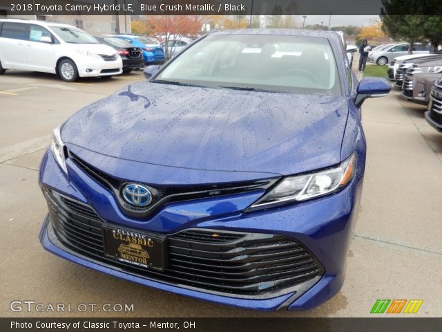 2018 Toyota Camry Hybrid LE in Blue Crush Metallic