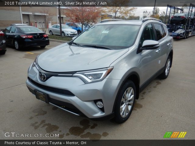 2018 Toyota RAV4 Limited AWD in Silver Sky Metallic