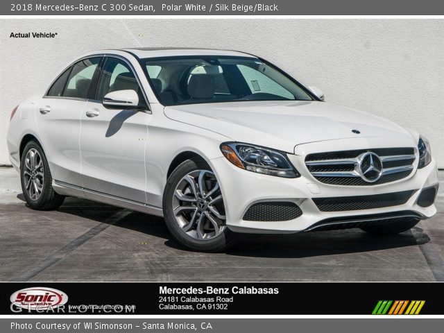 2018 Mercedes-Benz C 300 Sedan in Polar White