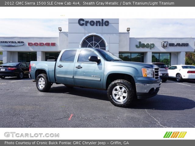 2012 GMC Sierra 1500 SLE Crew Cab 4x4 in Stealth Gray Metallic