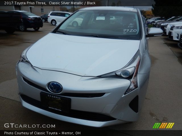 2017 Toyota Prius Three in Classic Silver Metallic