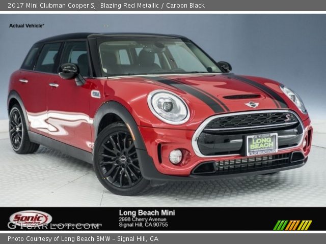 2017 Mini Clubman Cooper S in Blazing Red Metallic
