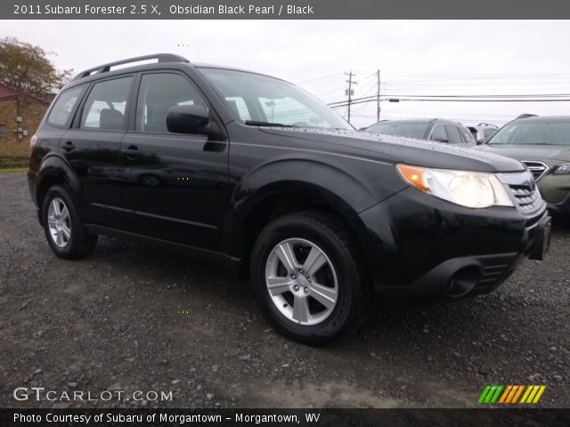 2011 Subaru Forester 2.5 X in Obsidian Black Pearl
