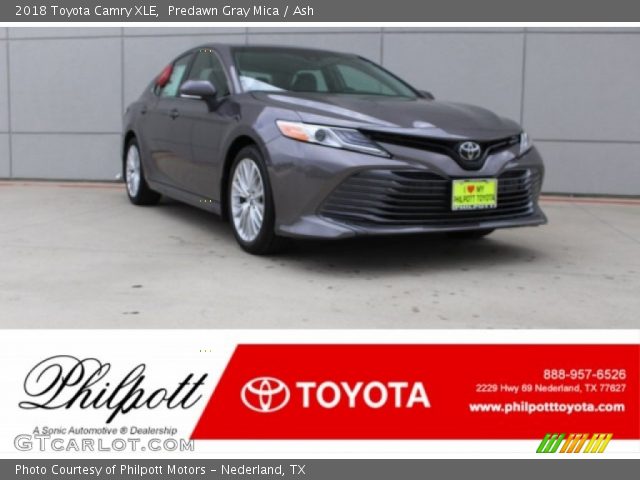 2018 Toyota Camry XLE in Predawn Gray Mica