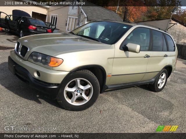 2001 BMW X5 3.0i in Pearl Beige Metallic