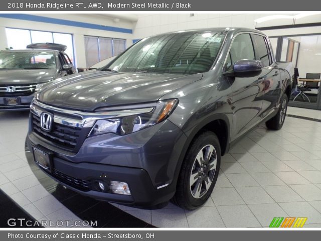 2018 Honda Ridgeline RTL AWD in Modern Steel Metallic