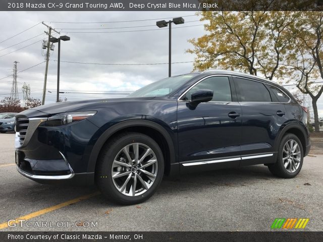 2018 Mazda CX-9 Grand Touring AWD in Deep Crystal Blue Mica