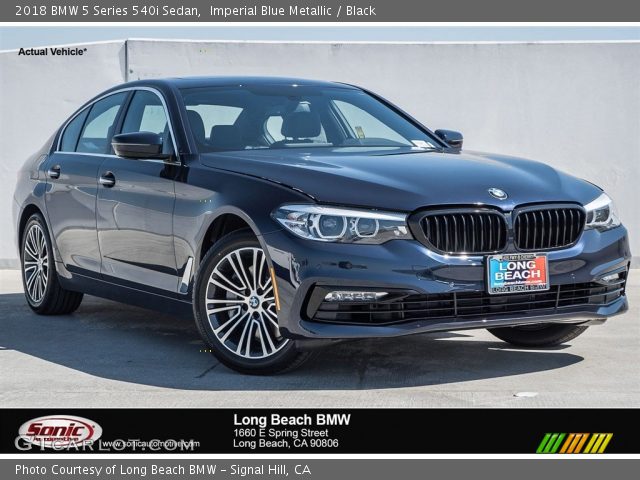 2018 BMW 5 Series 540i Sedan in Imperial Blue Metallic