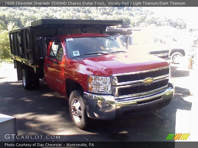 2008 Chevrolet Silverado 3500HD Chassis Dump Truck in Victory Red