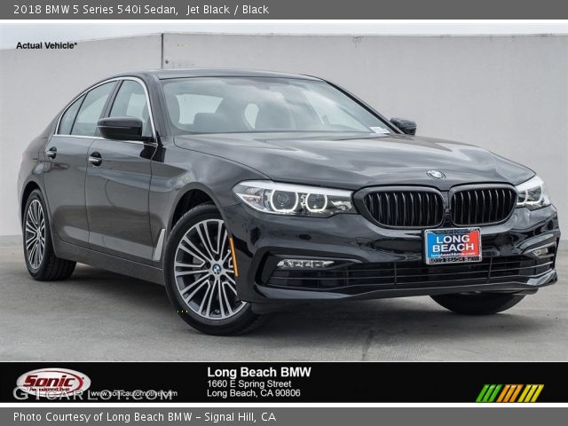 2018 BMW 5 Series 540i Sedan in Jet Black