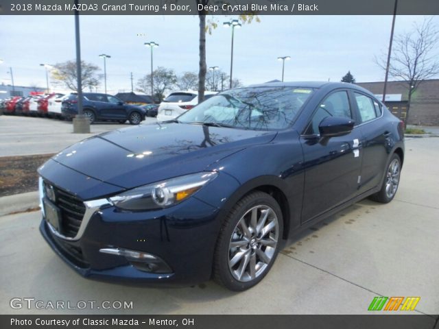 2018 Mazda MAZDA3 Grand Touring 4 Door in Deep Crystal Blue Mica