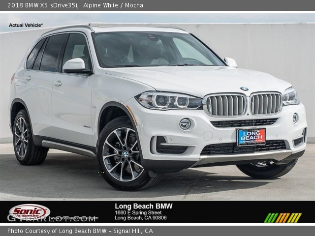2018 BMW X5 sDrive35i in Alpine White